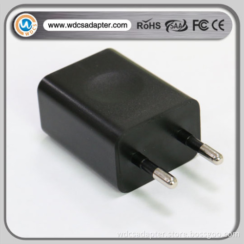 New Model 5w UK US EU plug 5w 5v 1a power adaptor